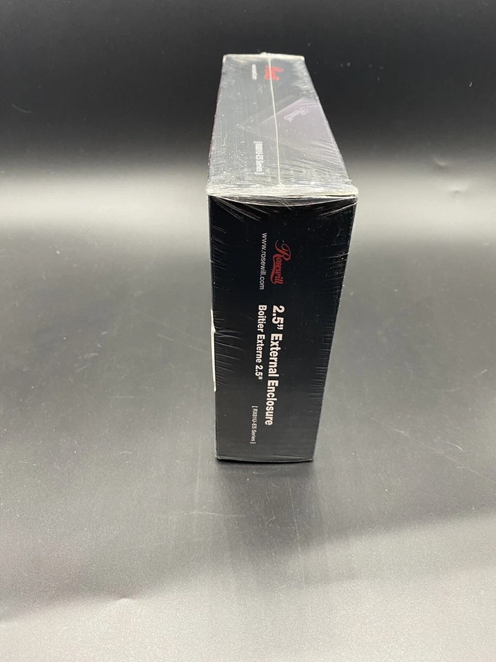 ROSEWILL RX81U-ES-25B 2.5" IDE PATA to USB 2.0 EXTERNAL ENCLOSURE BLACK NEW - Image 2 of 4