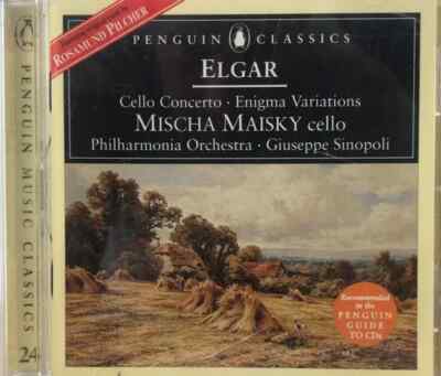 CD Sir Edward Elgar , Mischa Maisky , Philharmonia Orchestra Cello Concerto - E
