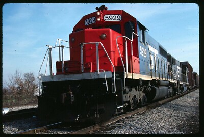 Original Rail Slide - GTW Grand Trunk Western 5929+ Durand Mi 11-1988