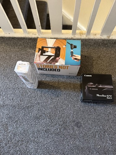 Canon PowerShot G7x Mark II 20.1MP Digitalkamera & Vlogging Kit mit Stativ ✅