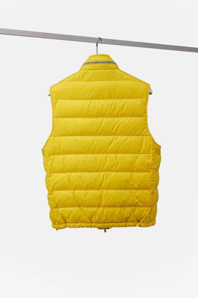 Brunello Cucinelli Yellow Puffer Vest, Size L - Image 2 of 4