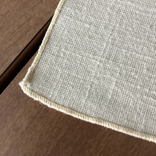 Cloth Napkins cream ivory off white Set of 6 ~ 16”linen texture Primitive Eco - Picture 7 of 10