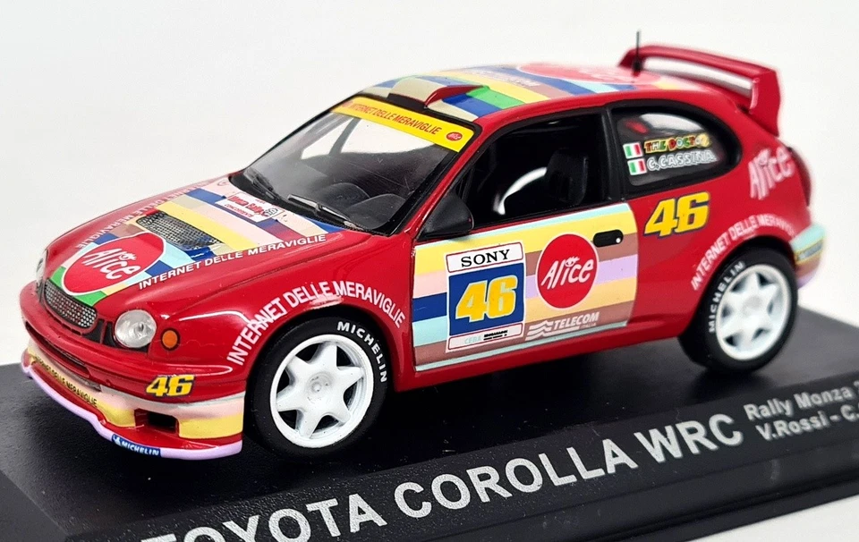 Coche modelo diecast Altaya 1/43 Toyota Corolla WRC Rally Monza 2004 V. Rossi Foto 4 de 4