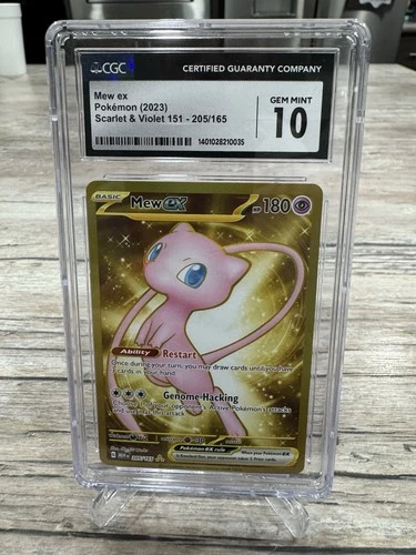 CGC 10 Mew EX #205 SV 151 Pokemon 2023 GEM MINT