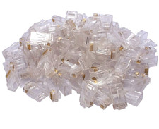 1000 Pcs RJ45 CAT5 Cat5E 8P8C Modular Network Cable LAN Connector End Plug LOT