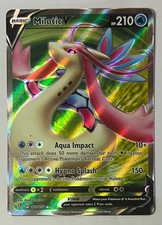 [P028]  2020 Pokemon Full Art  Milotic V 179/192 Rebel Clash RARE 