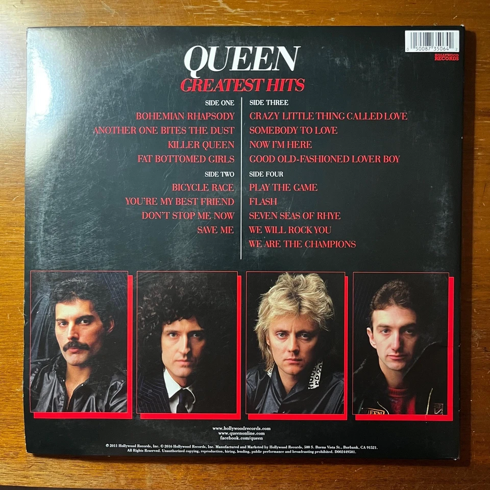 Queen - Greatest Hits - Vinyl LP (Elektra, 1981) 2016 Version; VG Foto 2 de 4