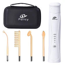 Neon/Argon High Frequency Skin Therapy Wand/Tube - 4 Beauty Applicators