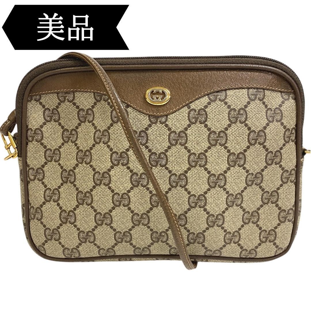 GUCCI Old GG Shoulder Bag in PVC Leather Style 068-image