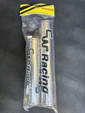 CW Racing Mirror Chrome BMX Pad Set by Flite Old School Rare