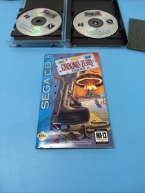 Ground Zero Texas Sony Imagesoft Sega CD 2 disc COMPLETE+reg card-!