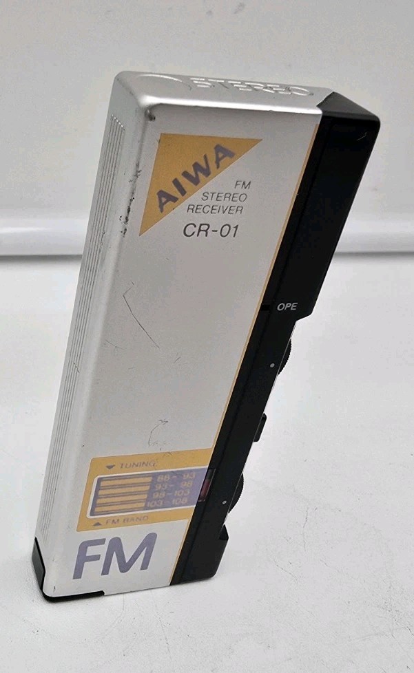 Vintage AIWA CR-01 FM Stereo Receiver - Rare, Tested | eBay