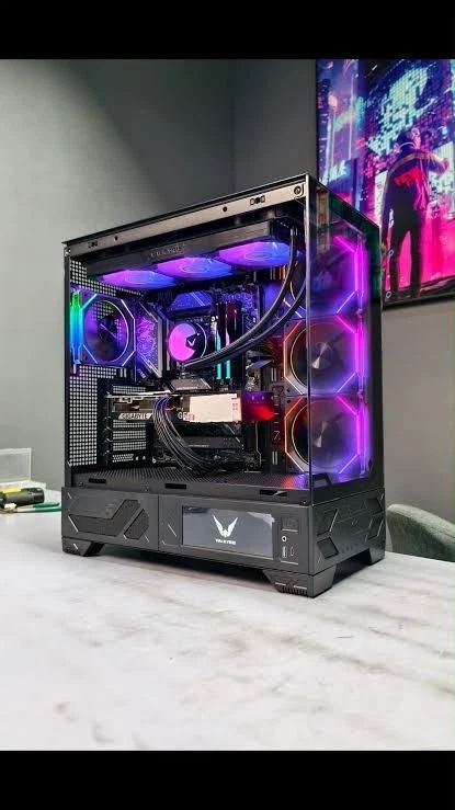 Valkyrie VK03 LCD Black Case with Touchscreen Mid Tower Gaming Case - Bild 2 von 4