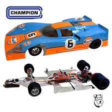 C3224XE8 - 1/24 Champion Brushless Wide Speedway Slot Car RTR - LOLA GULF