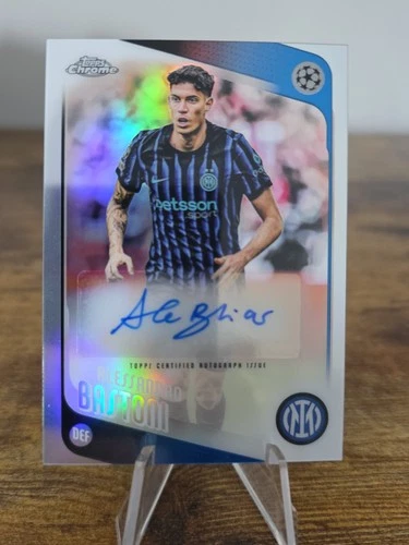 2025-26 Topps Chrome UCC UEFA Alessandro Bastoni Refractor Auto
