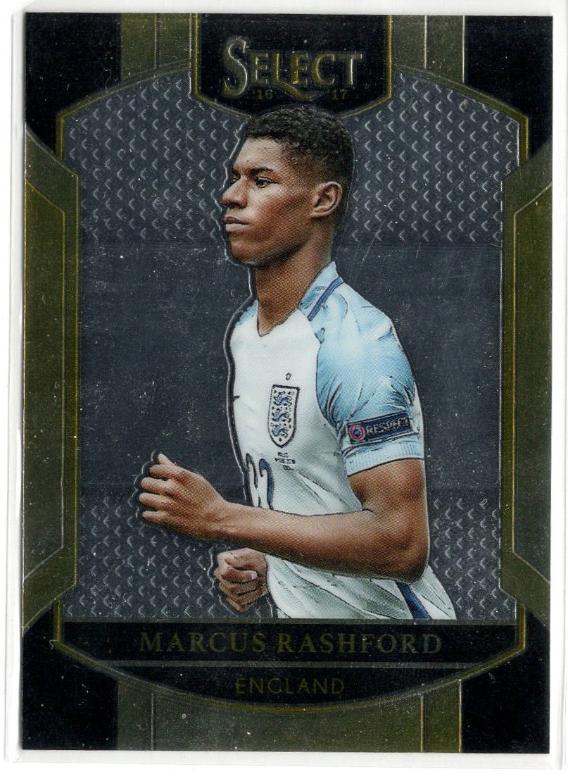2016-17 Panini Select #77 Marcus Rashford Base Rookie RC | England