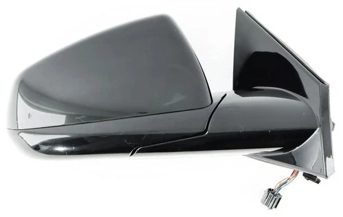 10 - 16 Cadillac SRX Power Fold Passenger Mirror Blind Spot Alert Black Raven