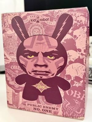 Kidrobot x Obey  Public Enemy No. One  8-Inch Dunny - Limited Edition