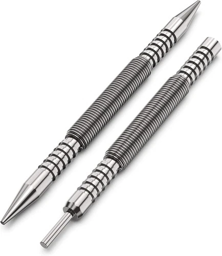 Spring Loaded Nail Set Tools,2-PCS Dual Head Setter and Hinge Pin Punch...  - Picture 1 of 6