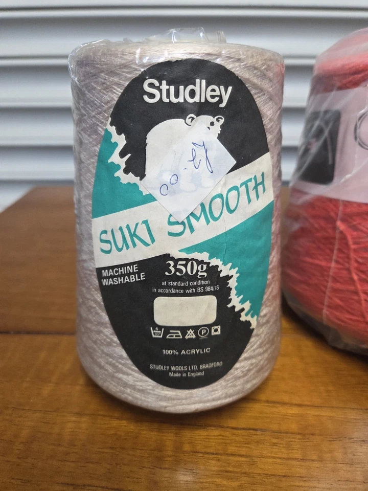 Job Lot Of Vintage Yarn Cones For Machine Knitting - Acrylic Nylon Silk Cotton - Image 2 of 4