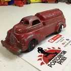 MANOIL TOYS #710 RED 1940 AIRFLOW TANK TANKER TRUCK 1/43 Or 5” USA METAL