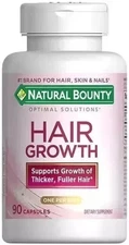 Nature's Bounty Hair Growth Supplement 90 Capsules for Strong Healthy Hair