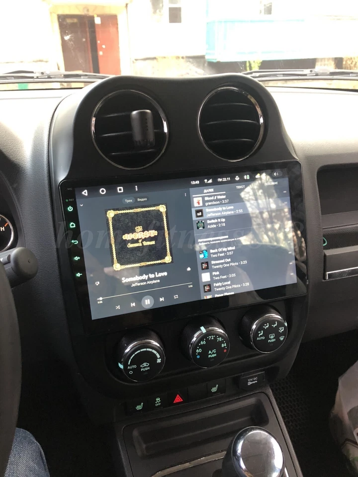 Carplay Car Stereo Radio GPS Android 14 For Jeep Patriot Compass 2009-2016 +Cam - Imagem 3 de 4