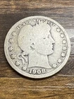 1908-O Barber Quarter  Actual Coin Check Out My Store For All Your Coin Needs