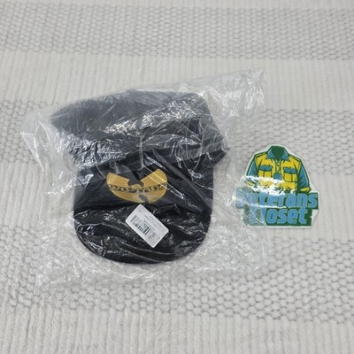 Vintage Wu Wear Wu-Tang Clan Snapback Hat Black Deadstock New Sealed OG 90s Hip