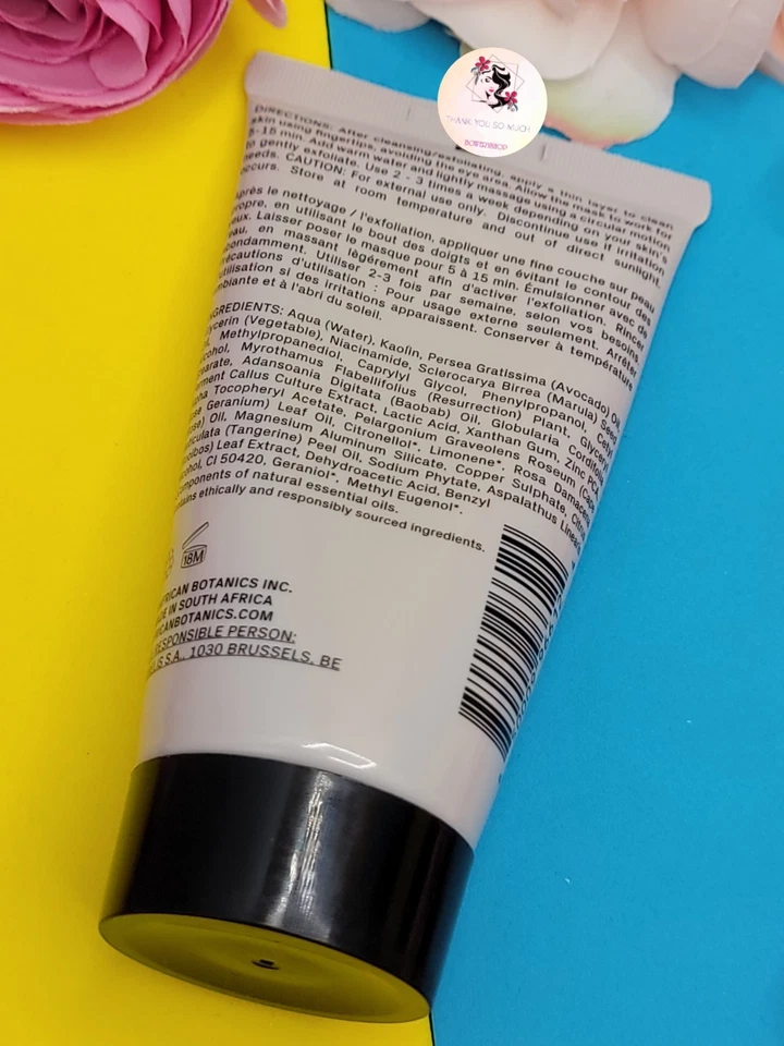 African Botanics Mineral Cleansing Mask 1.7 oz/50 ml Purifying Clay Masque NEW - Image 4 of 4