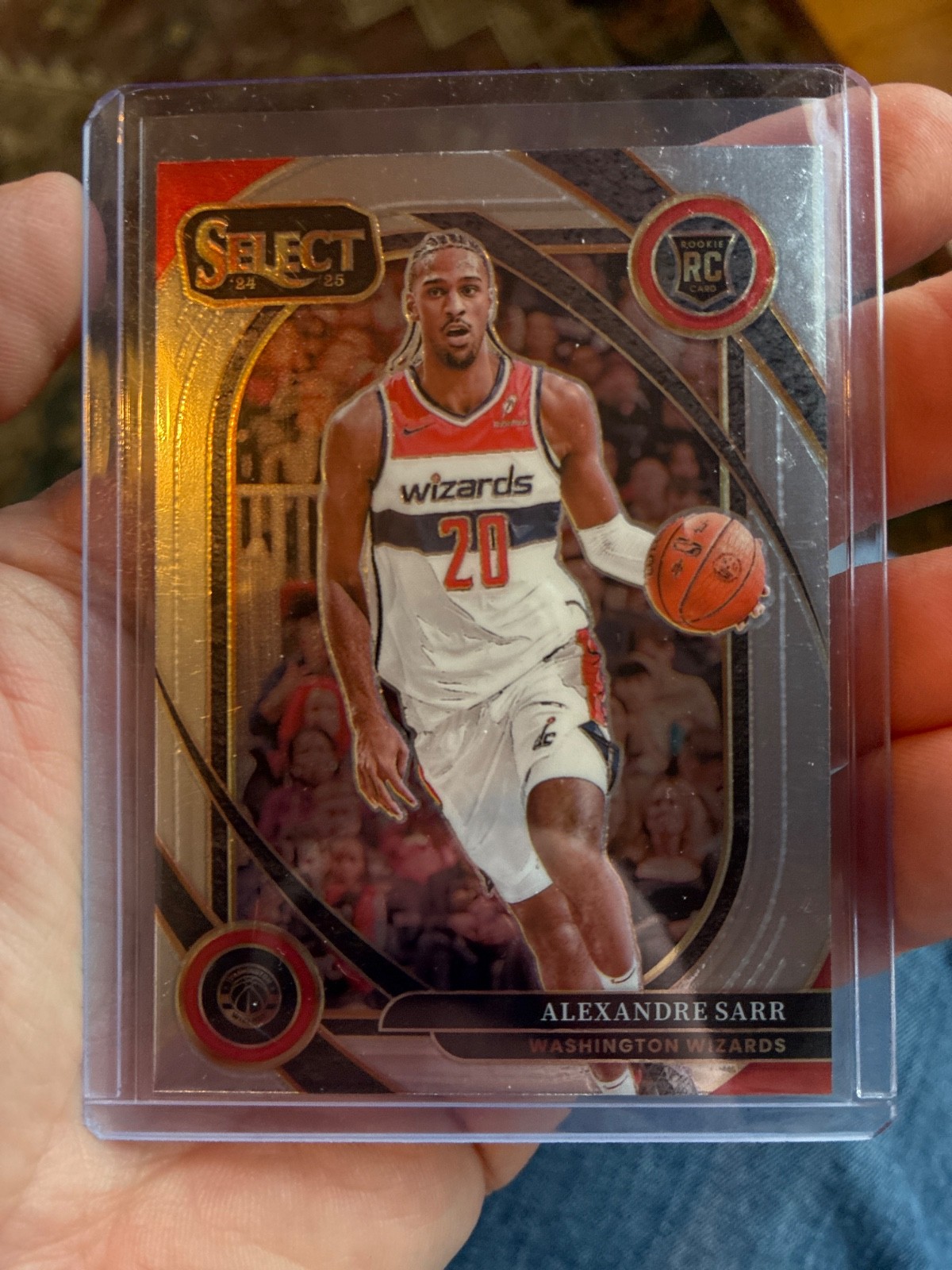 2024-2025 - Panini Select Alexandre Sarr RC Courtside Silver