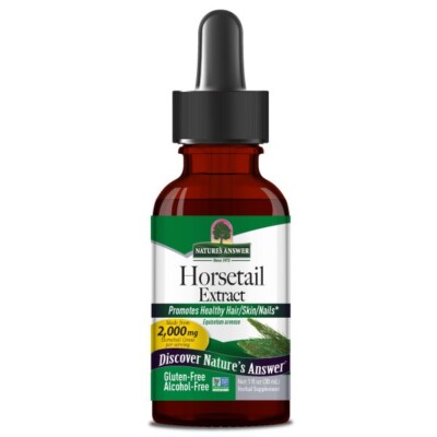 Nature's Answer Schachtelhalmextrakt 2000mg 30ml fördert gesundes Haar/Haut/Nägel