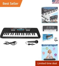 Musical Piano Keyboard for Toddlers - 37 Keys, Record Function & Dual Speakers