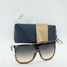 New LOEWE LW40001F 20B Trasparent Grey/Gradient Smoke 63-9-145 Sunglasses