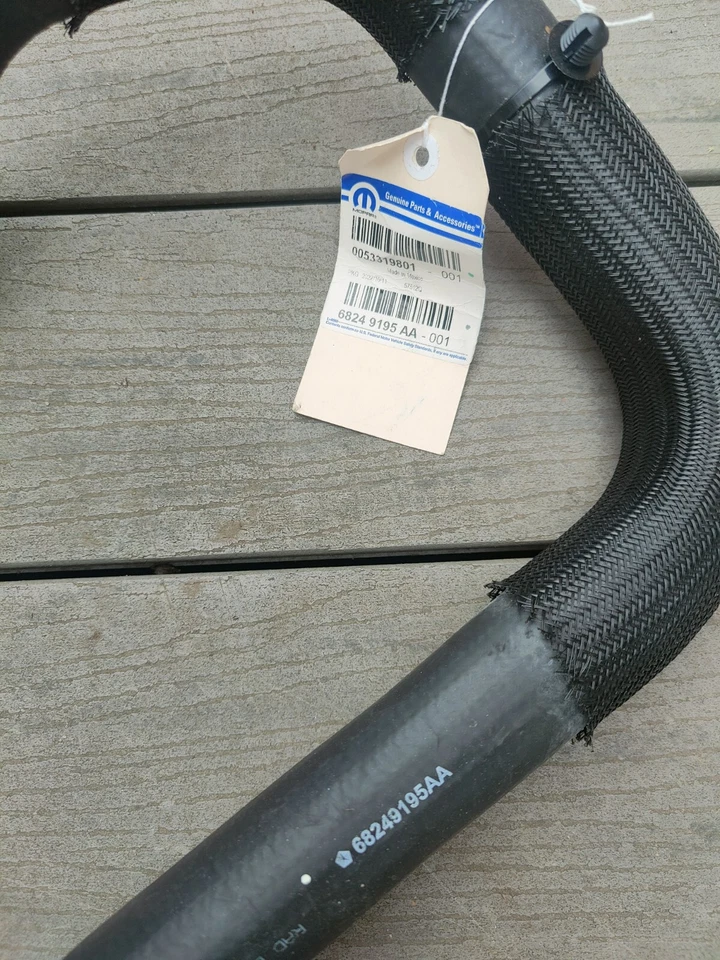 New Genuine Lower Radiator Hose Jeep Wrangler JK 3.6L 12-18 68249195 55111395 - Image 3 of 4