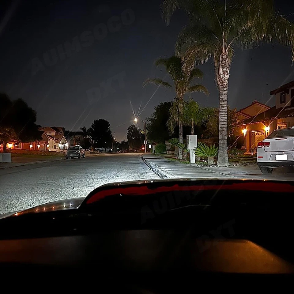 2 шт светодиодных противотуманных фар для Dodge Magnum 2005-2006 2007 2008 9145 9140 H10 - Изображение 2 из 4