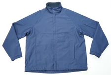 Rare Vintage POLO GOLF Ralph Lauren Full Zip Windbreaker Jacket 90s Blue Size L