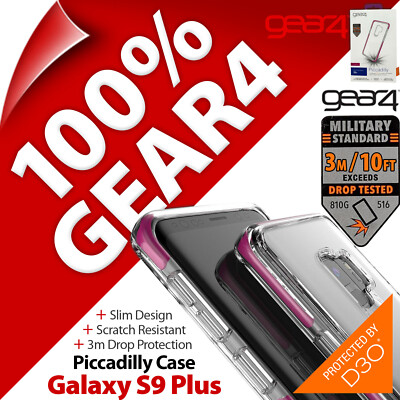 Gear4 Piccadilly D3O 3m Schutzhülle für Samsung Galaxy S9+/S9 PLUS (6,2'')