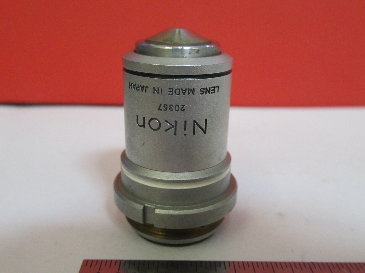 NIKON JAPAN OPTICS 100X HI OBJECTIVE LENS MICROSCOPE PART AS NIKON JAPAN OPTICS 100X HI OBJECTIVE LENS MICROSCOPE PART AS