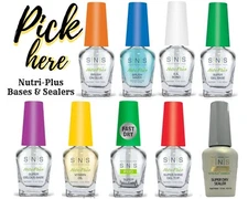 SNS Bases & Sealers Nail Polish - Nutri-Plus Collection ( 0.5 oz ) - Pick yours