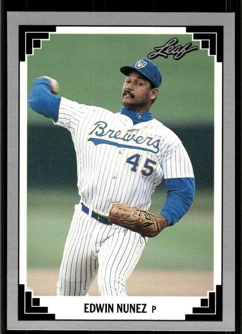 1991 Leaf #352 Edwin Nunez