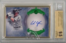 Andrew Vaughn 2020 Bowman Transcendent Emerald Autograph Card 3/5 BGS 9.5