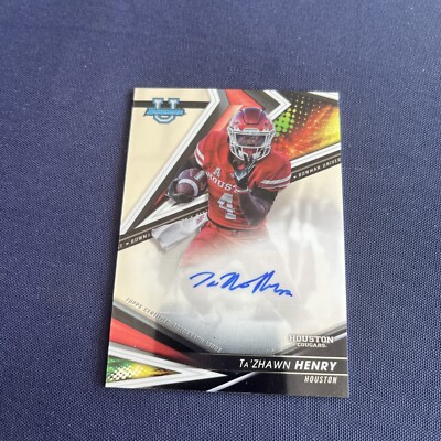 2022-23 Bowman's Best University #BA-TZH Ta'Zhawn Henry Best of 2022 Autographs