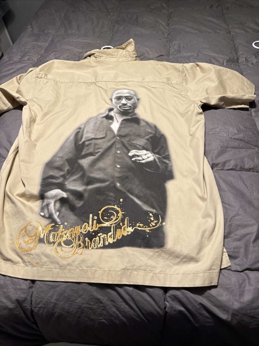 27x33” XXL Vintage Makaveli Branded Tupac Shakur 2Pac Rap 27x33” XXL Vintage Makaveli Branded Tupac Shakur 2Pac Rap