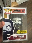 Funko Pop! Rocks Rob Zombie #337 Glow Hot Topic Exclusive with Pop Protector