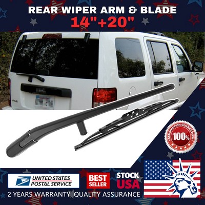 Waterproof  14''+20'' Super Clean Windshield Rear Wiper Blade Set OEM#replace