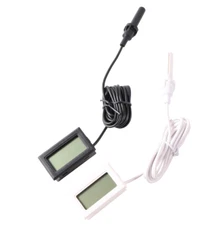 LCD Digital Thermometer Hygrometer FY-12 Electronic Pet Hygrometer Embedded 