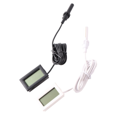 LCD Digital Thermometer Hygrometer FY-12 Electronic Pet Hygrometer Embedded 