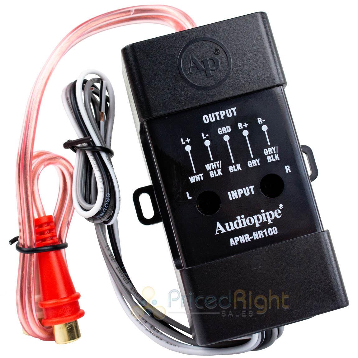 Audiopipe RCA Line Output Converter Power Amp Adapter Hi Low