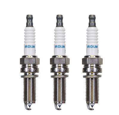 Denso Set of 3 Iridium Long Life Spark Plugs Gap 0.032 For Smart Fortwo 1.0 L3